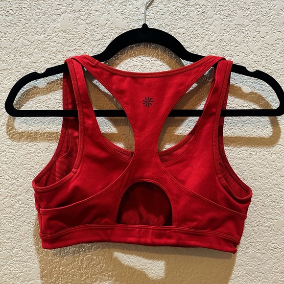Athleta Double Dare Rcerback Sports Bra, Size Small, Res - Picture 2 of 4